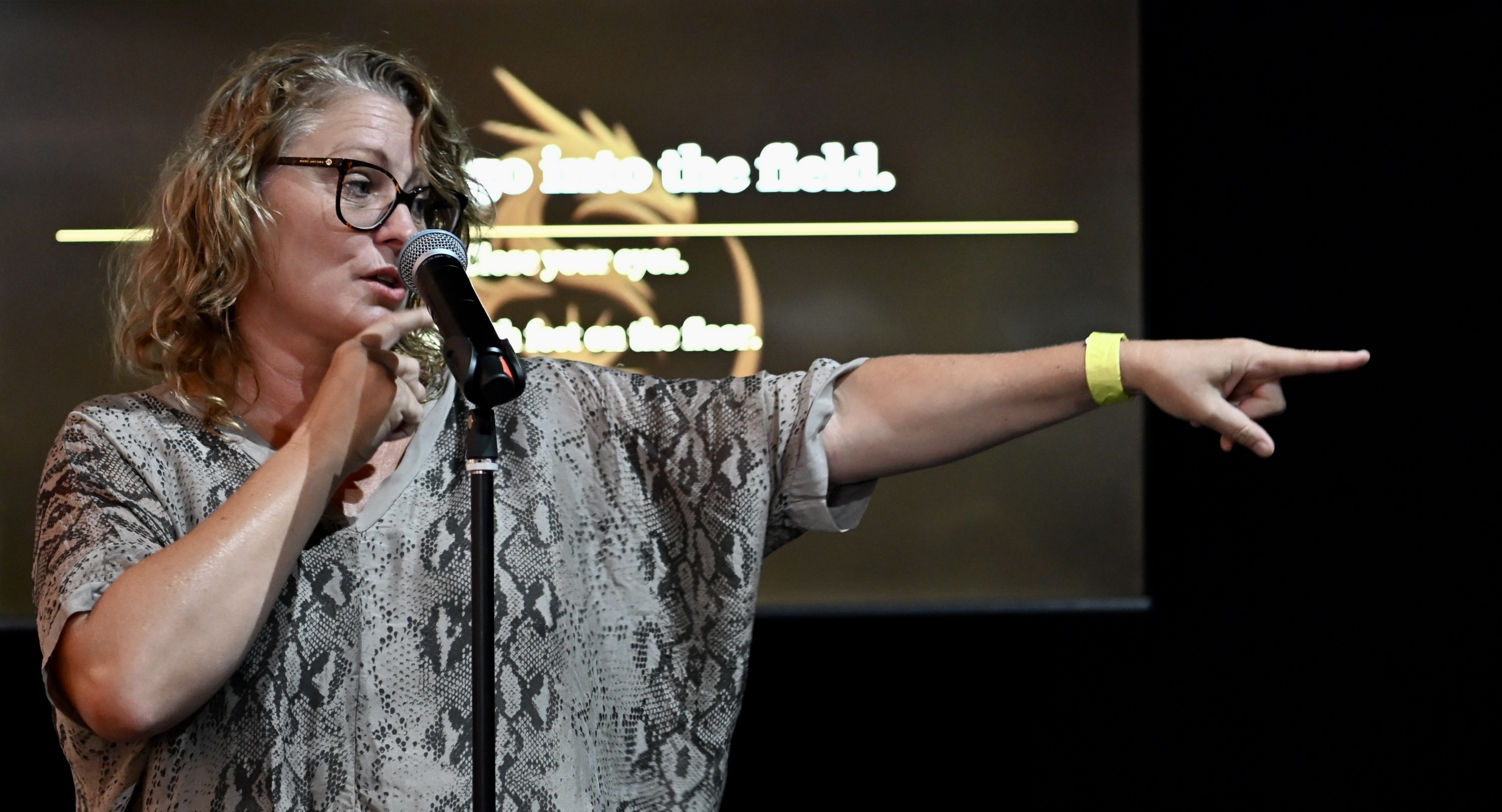 Kemina Fulwood speaking at Conscious Life Festival