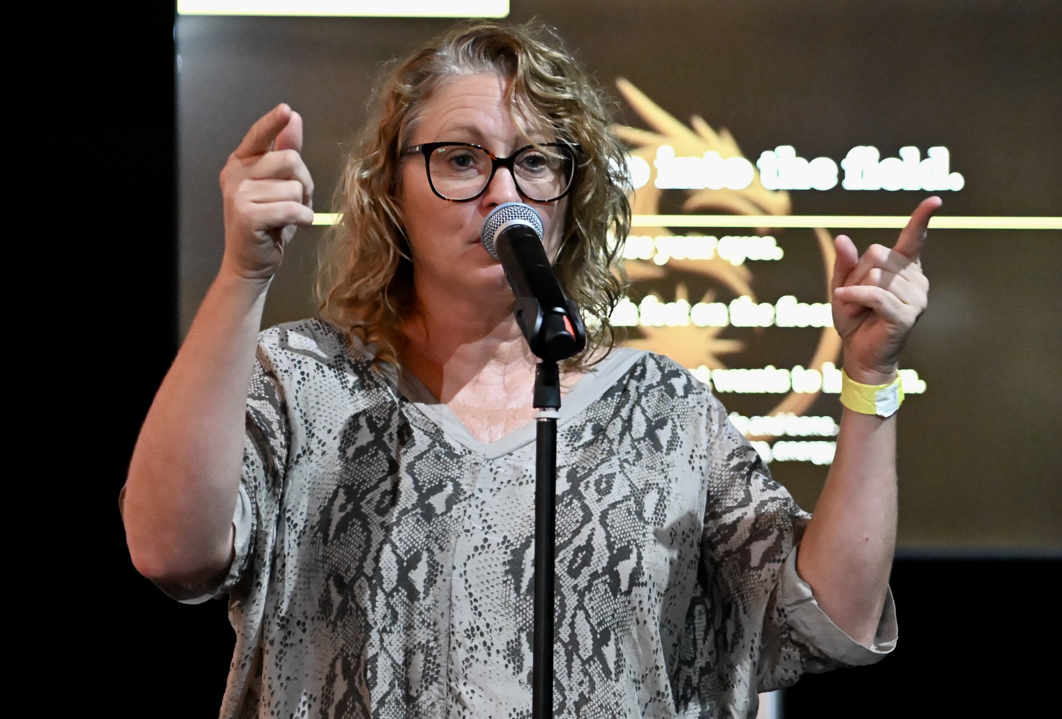 Kemina Fulwood speaking at Conscious Life Festival