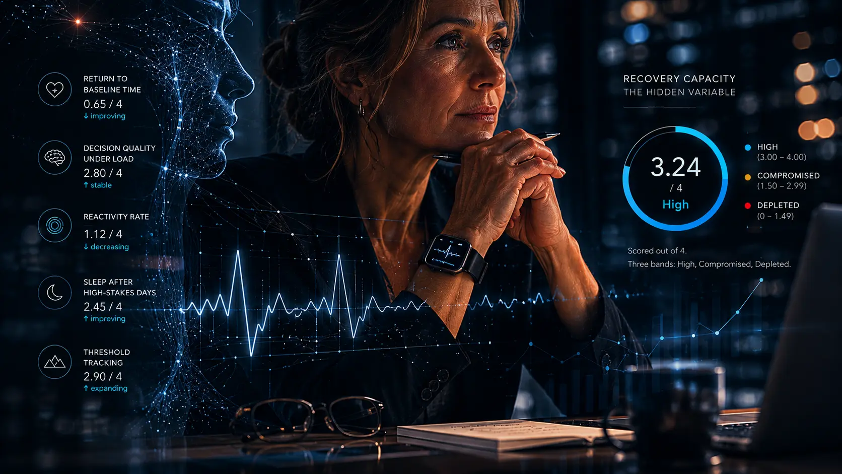 Sovereign Self System dashboard — recovery capacity tracking
