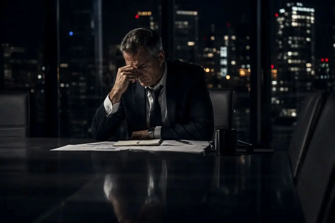 Senior executive under sustained pressure